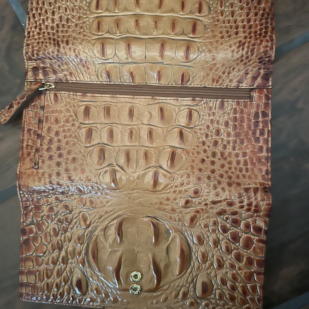 Large crocodile Hang bag with matching wallet